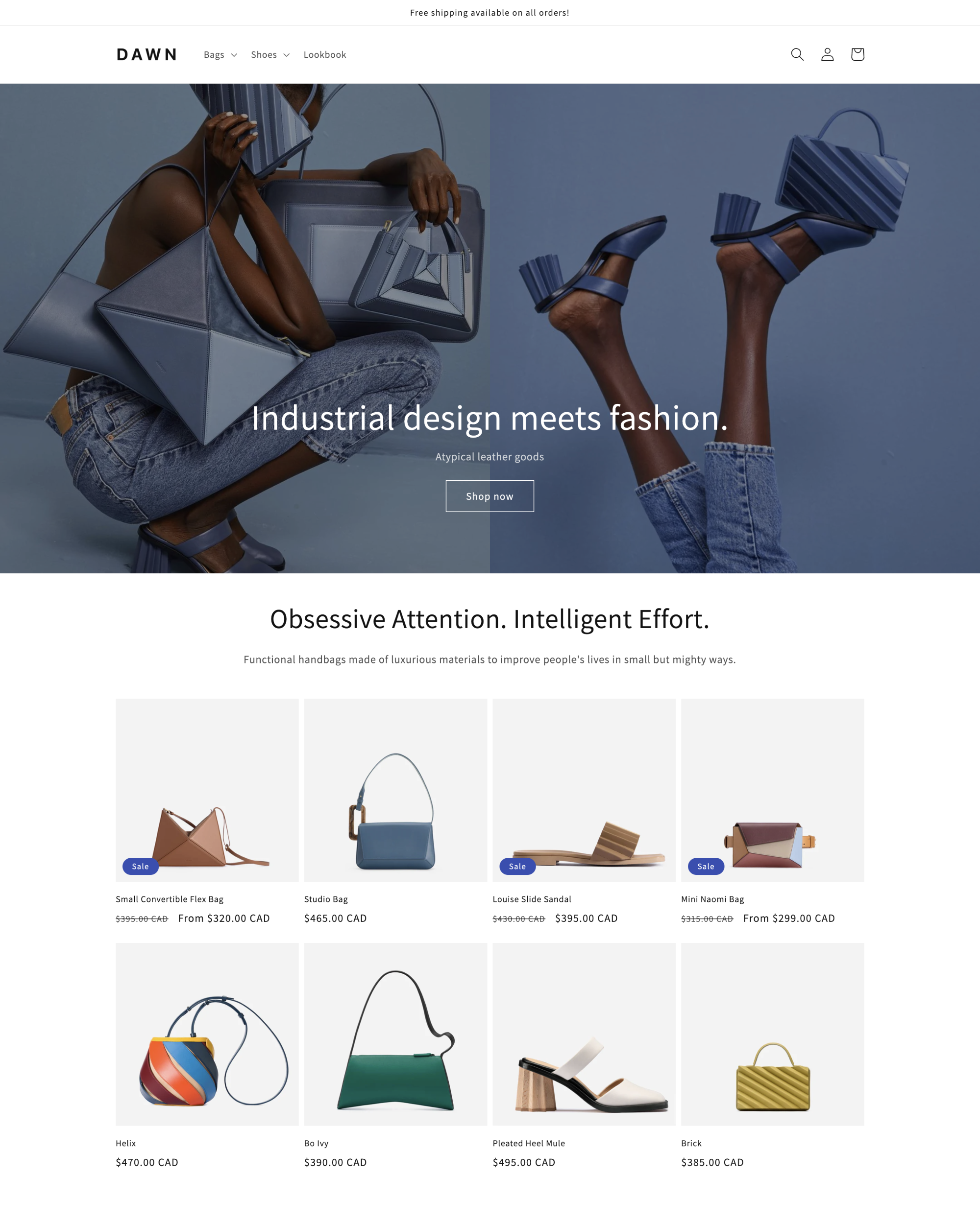 Dawn Shopify theme screenshot