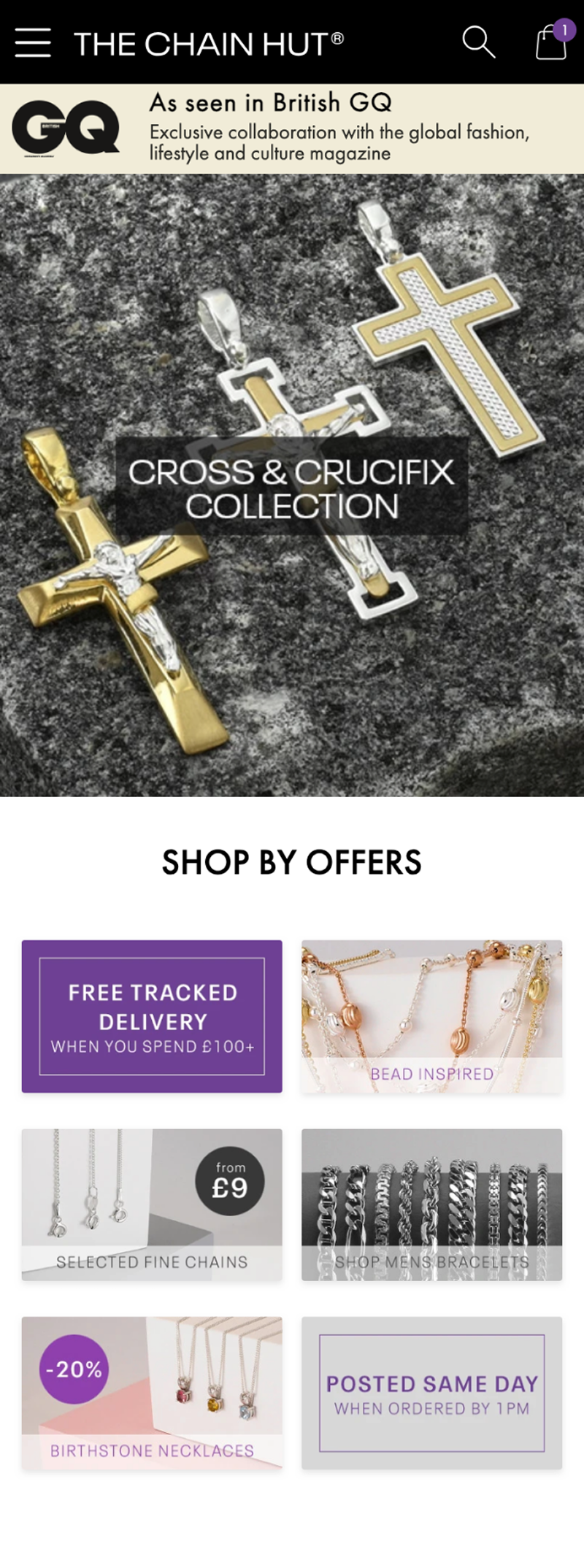 Chainhut Homepage before